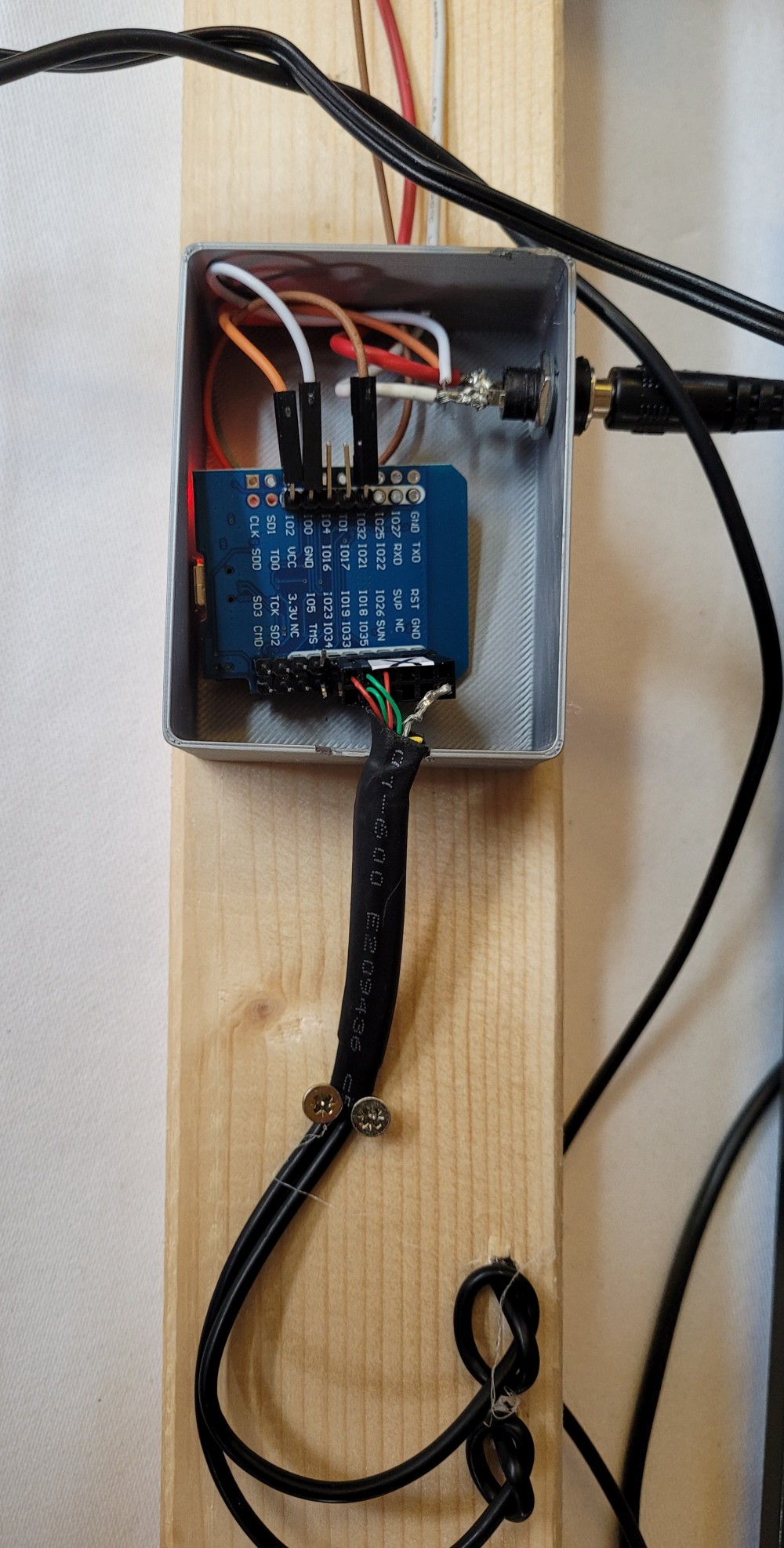 The ESP32 of that shape with Pins connected